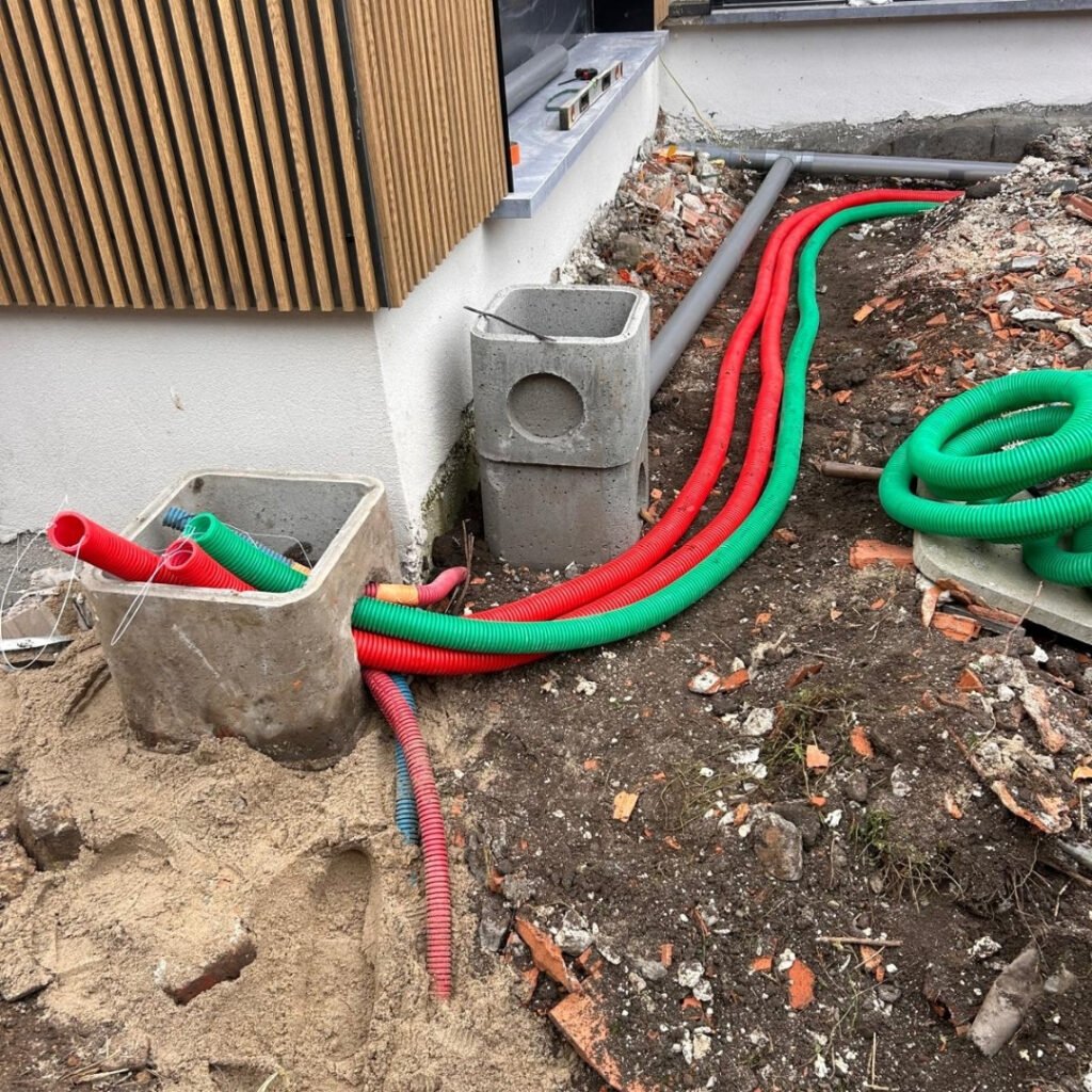 Compactage de plateforme au rouleau à Valenciennes