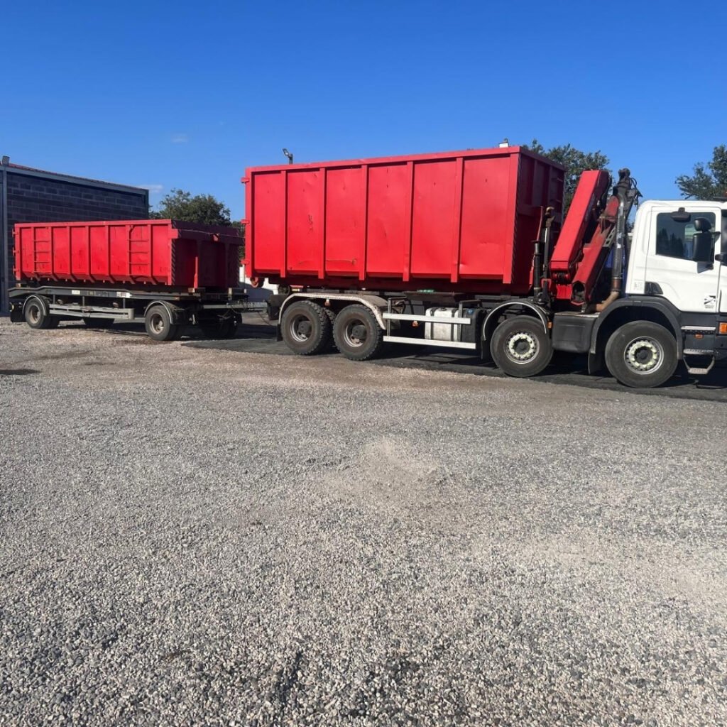Livraison de sable sur chantier à Valenciennes