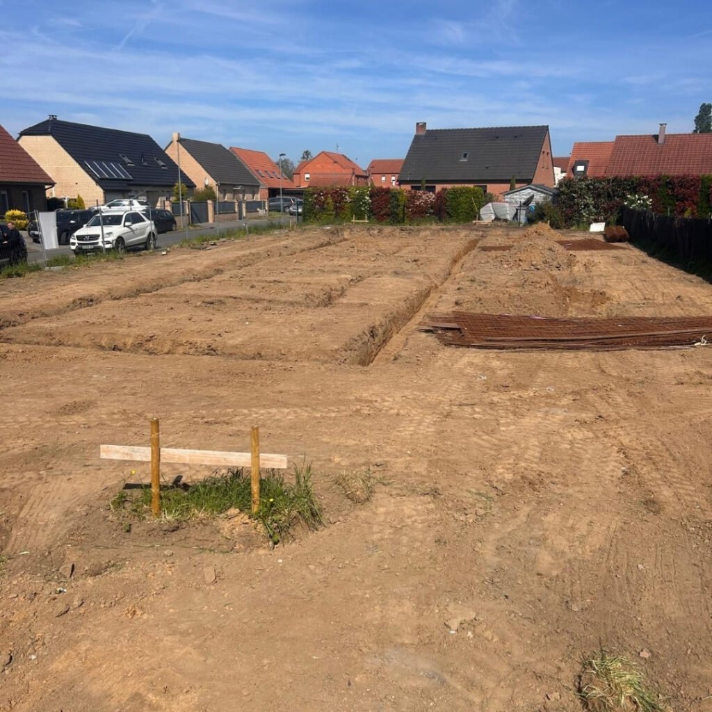 Réseau de drainage de terrain à Valenciennes